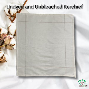 100 % Pure Combed Cotton Hand Kerchief - Pack of 5 pieces