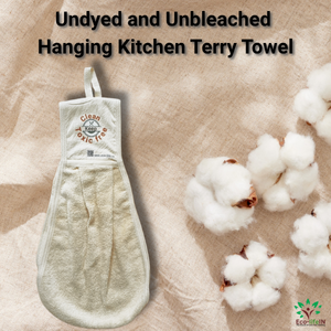 100 % Pure Cotton Terry Hanging Kitchen Towel - Combo of 3 Towels